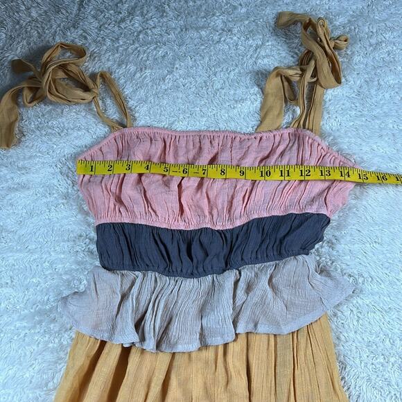 A. Calin by flying tomato floaty boho maxi dress, size small - Picture 5 of 9